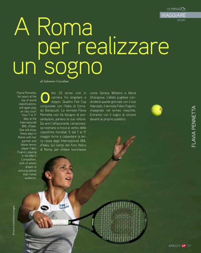 salvatore coccoluto la freccia flavia pennetta tennis 1