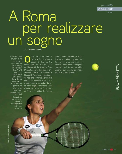 salvatore coccoluto la freccia flavia pennetta tennis 1