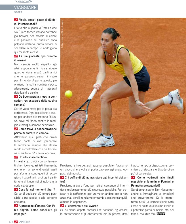 salvatore coccoluto la freccia flavia pennetta tennis 2