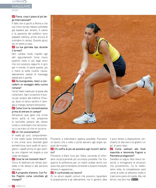 salvatore coccoluto la freccia flavia pennetta tennis 2